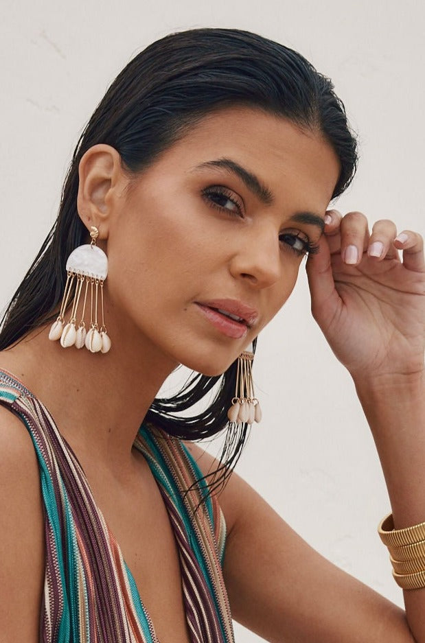 Shell Drop Earrings