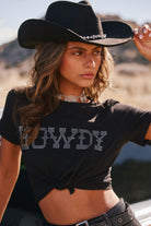 Howdy Black Baby Tee