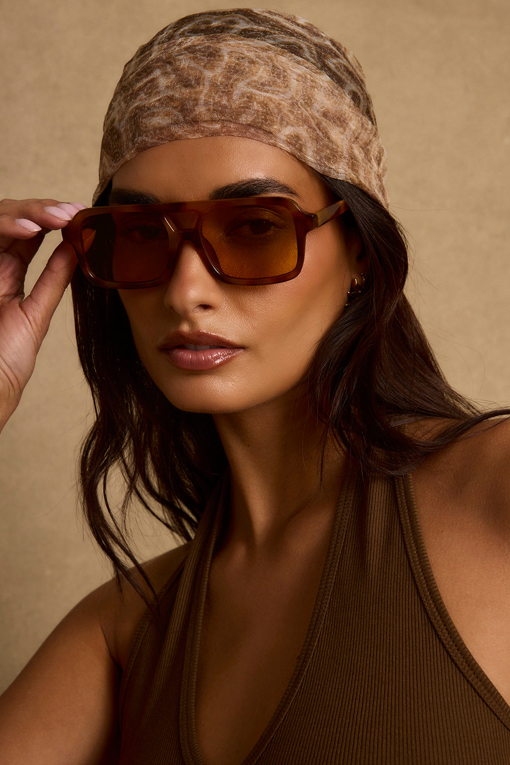 Horizon Tortoise Shell Aviator Sunglasses