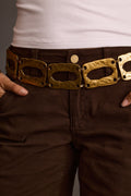 Ines Antique Gold Chain Belt