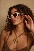 Joanne Cream Milky Sunglasses