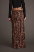 Julia Leopard Print Maxi Skirt