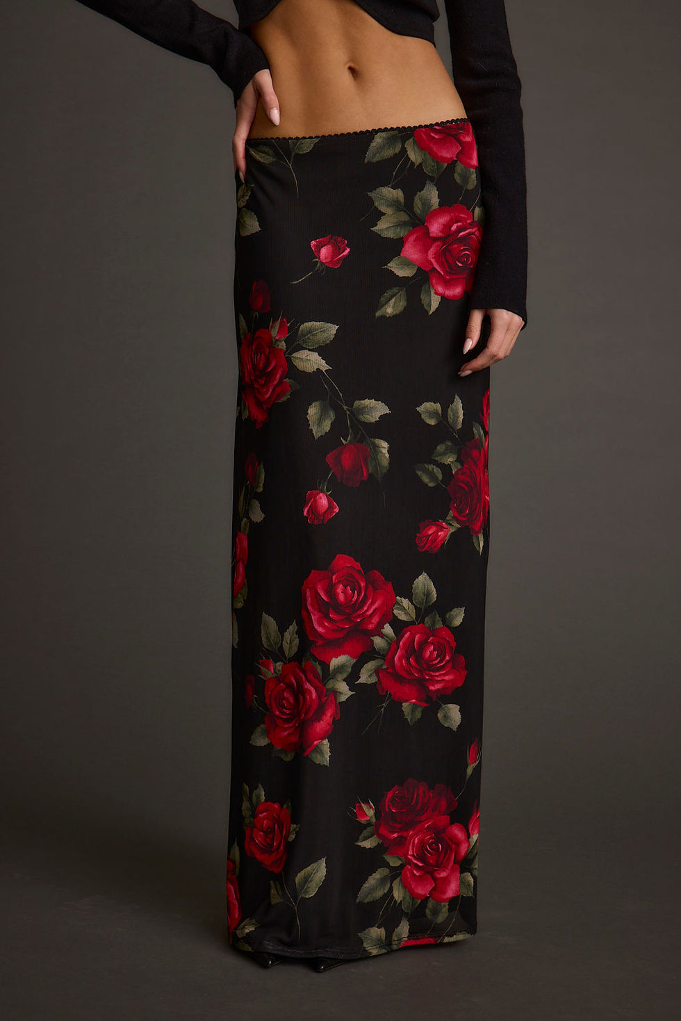 Rose Skirt - Red