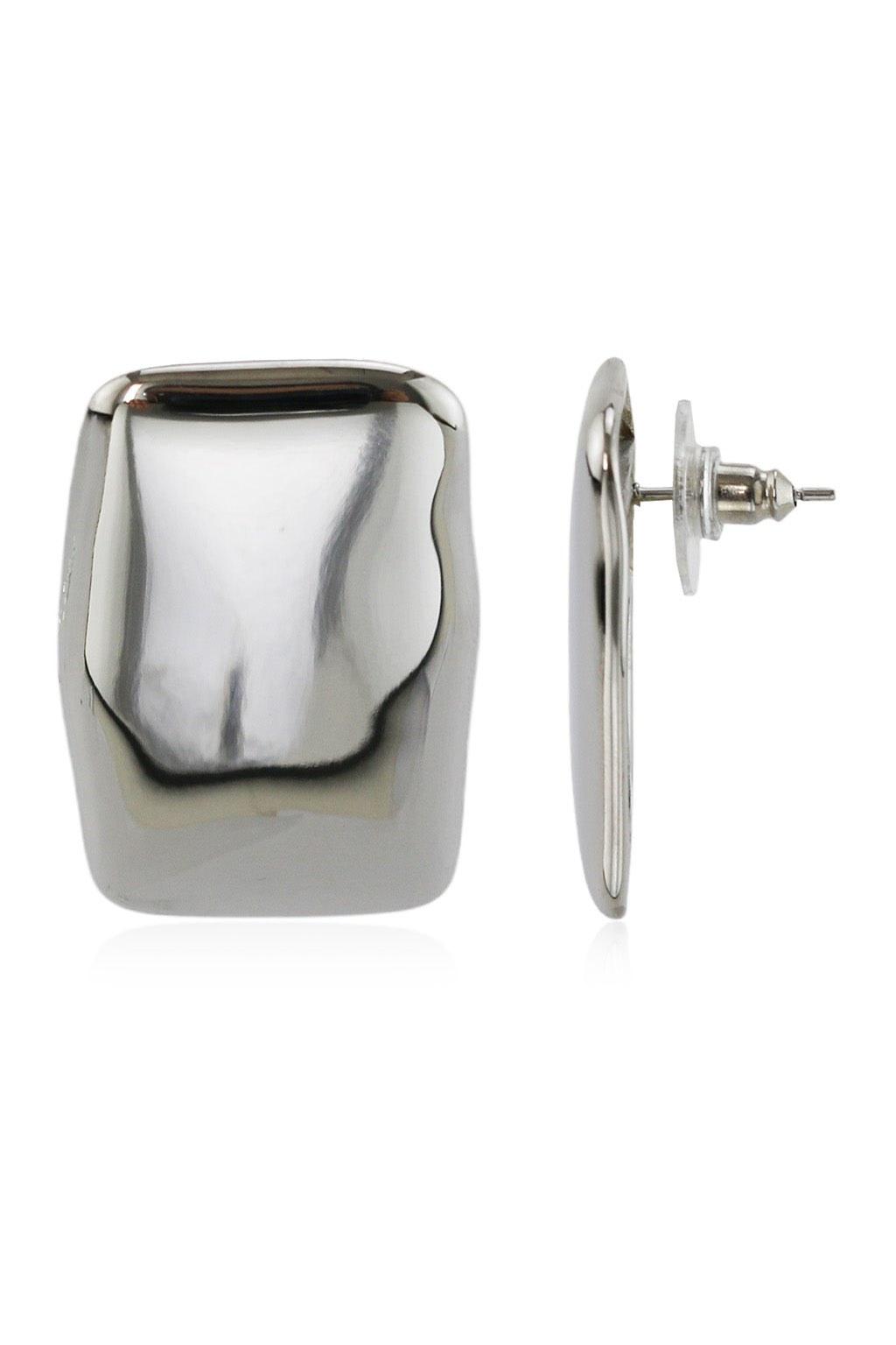 Silver earrings with refined detailing and an elegant finish.