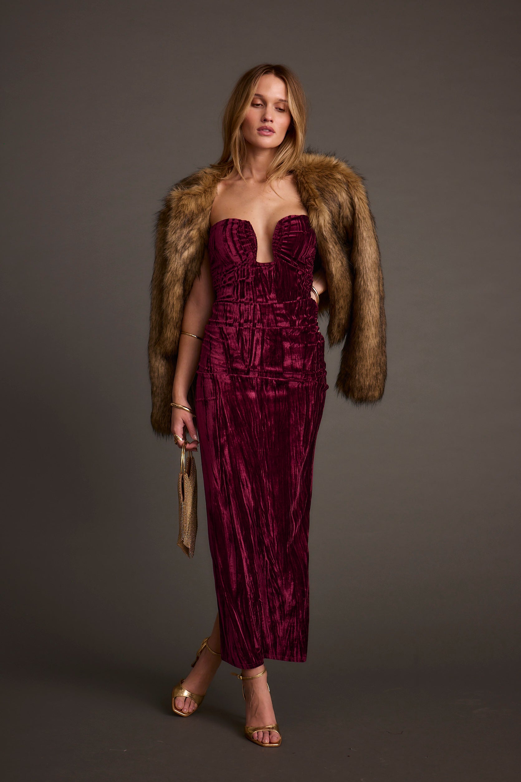 Women's Jones Mulberry Maxi Dress | 12th Tribe Women's Jones Mulberry Maxi Dress | 12th Tribe