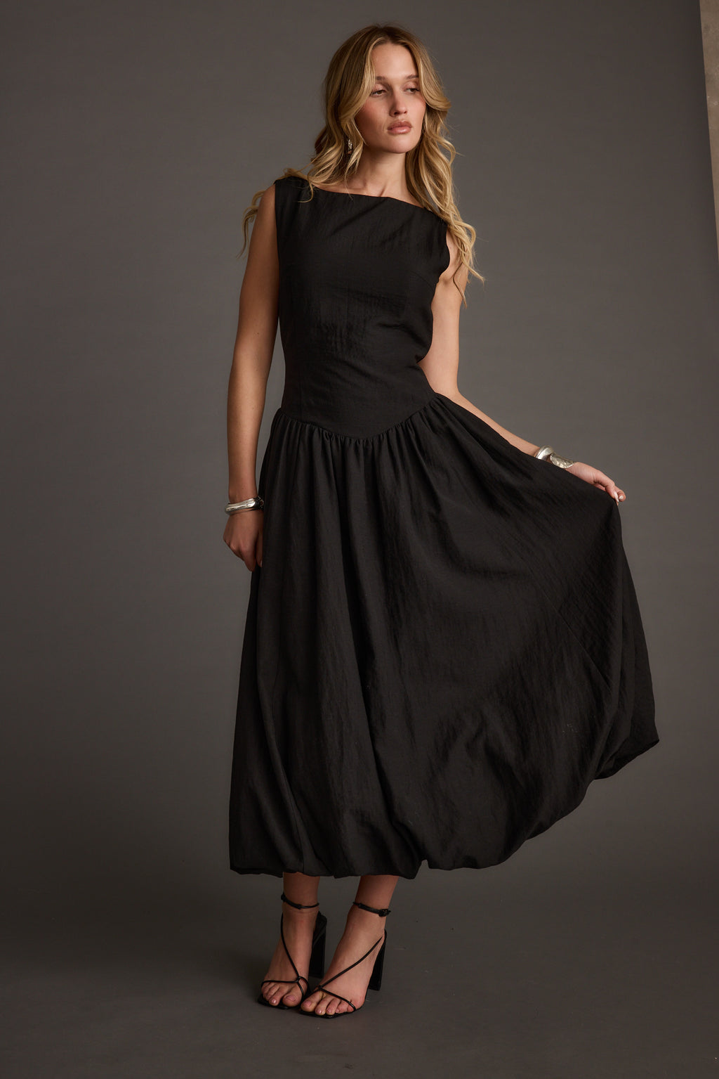 Midi Bubble Dress for Women | 12th Tribe
