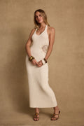 kendall and kylie crochet halter dress kendall and kylie crochet halter dress Kyla Crochet Maxi Dress