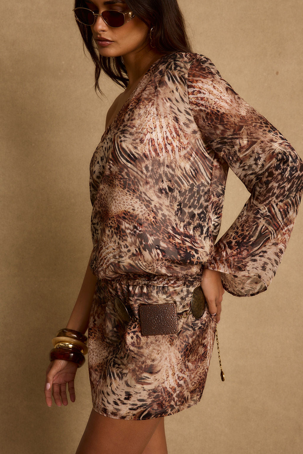Women's Kiki Animal Mini Dress | 12th Tribe