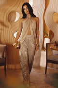 Kaia Gold Metallic Pant