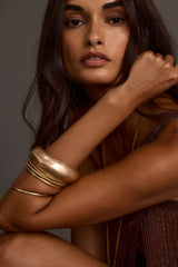 Kiley Gold Bangle Set