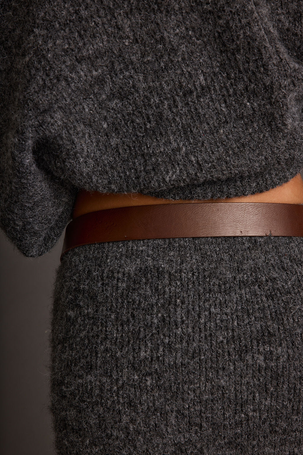 Lodge Brown and Silver Statement Belt