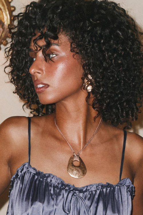 Lani Gold Pendant Necklace