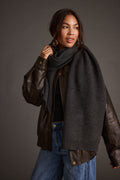 Lex Charcoal Scarf