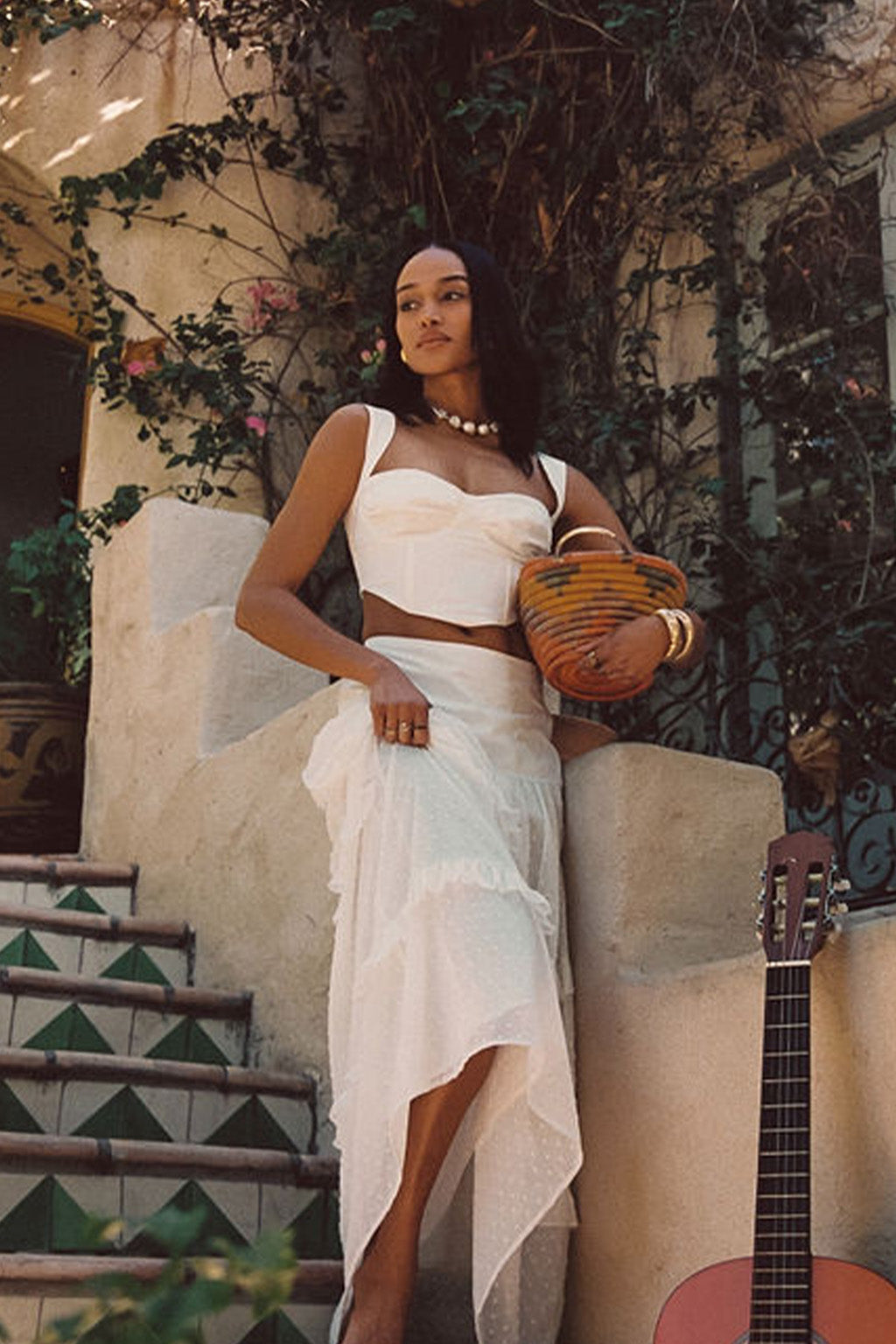 Lorelei White Corset Top