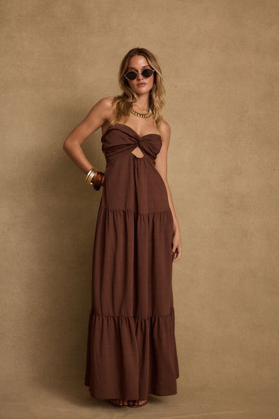 knee length dresses for ladies Always Worth It Maxi Dress main image 0
