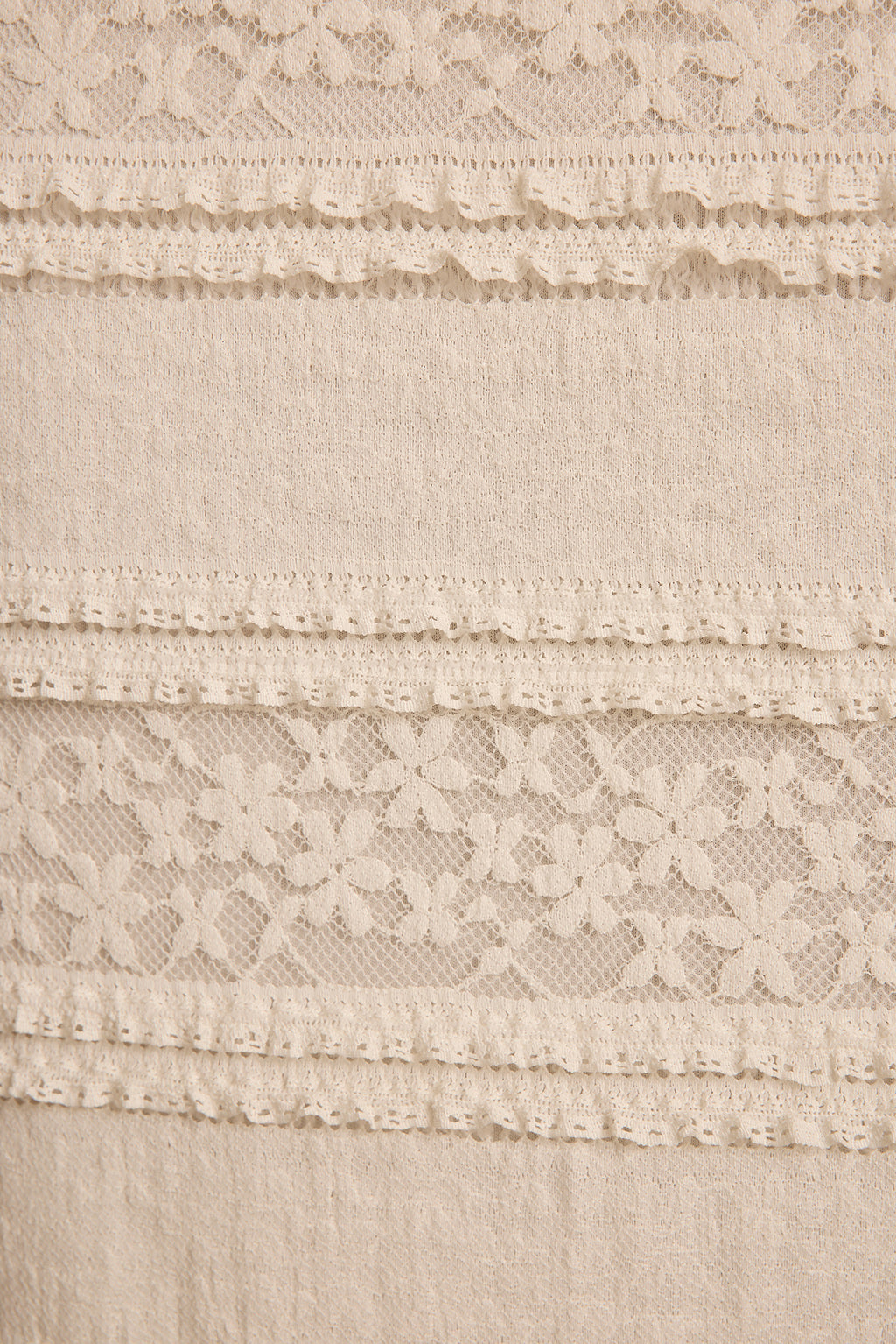 Melrose Ivory Long Sleeve Lace Maxi Dress