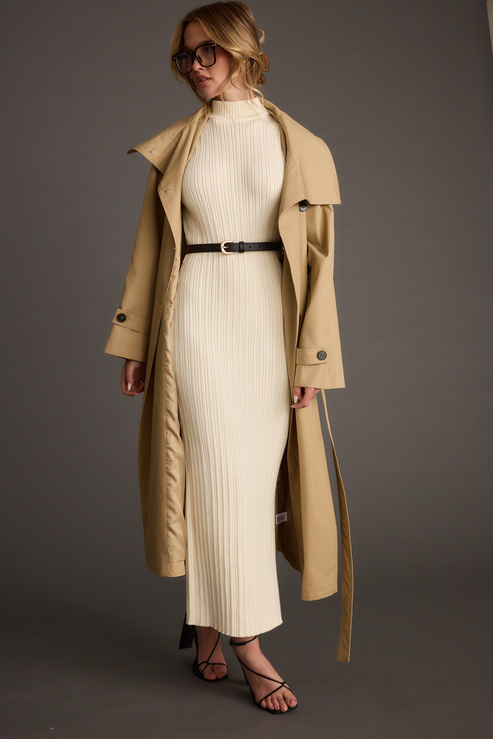 Sleeveless Turtleneck Dress | 12th Tribe Sleeveless Turtleneck Dress | 12th Tribe