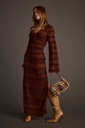 Melrose Espresso Maxi Dress