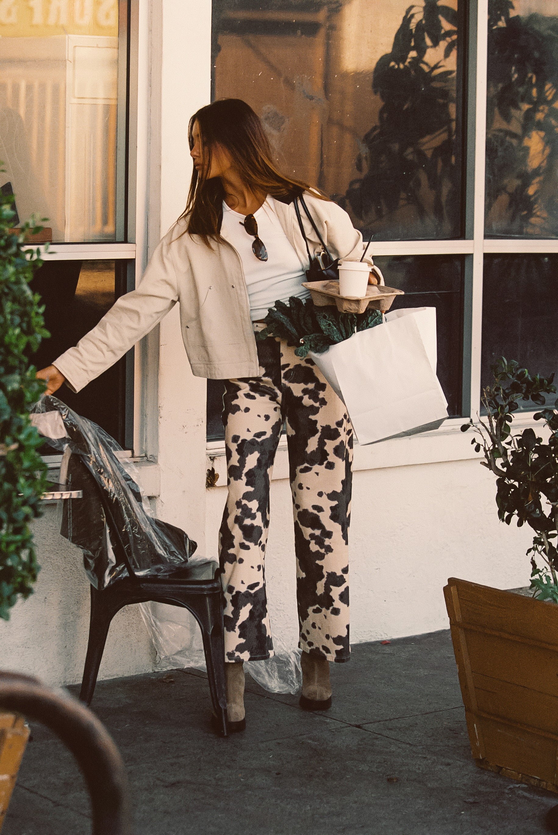 Cypress Light Khaki Cropped Barn Jacket