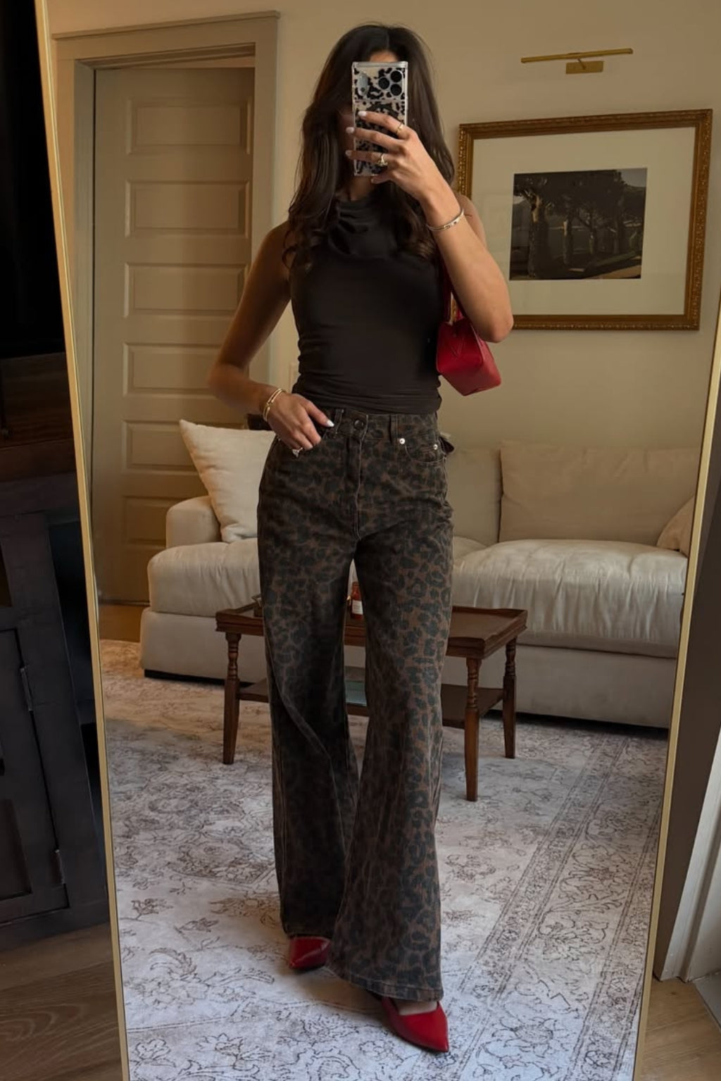 Midland Leopard Print Pant
