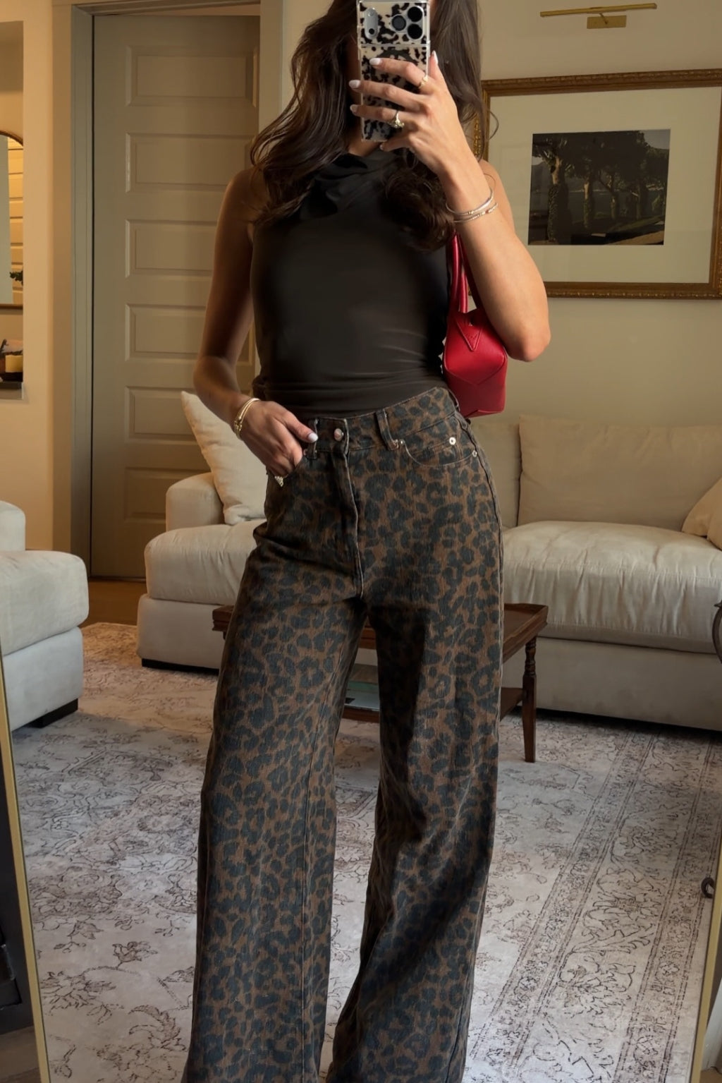 Midland Leopard Print Pant