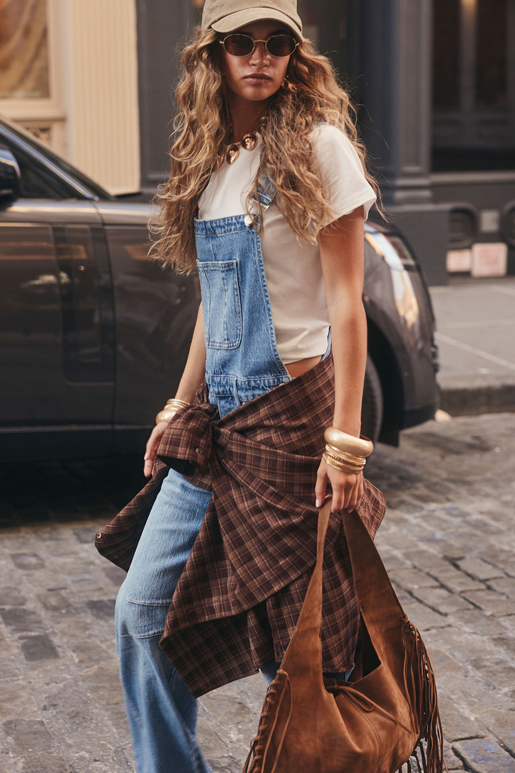 Muse Barrel Denim Overalls