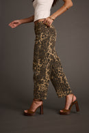 Muse Leopard Barrel Jeans