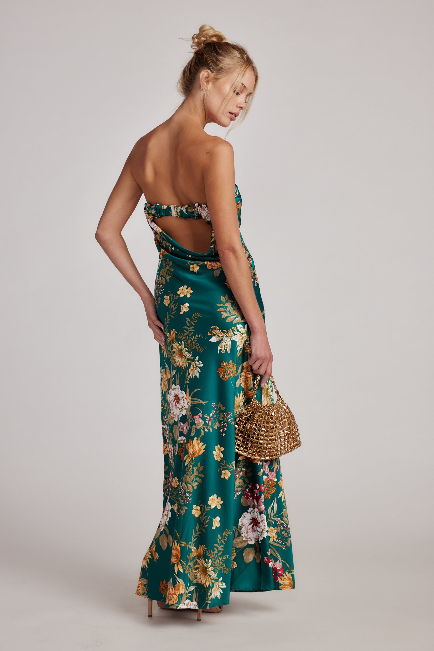 Women's Emerald Floral Dress | 12th Tribe Women's Emerald Floral Dress | 12th Tribe