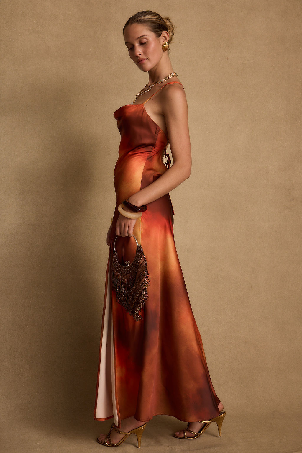 Natalia Sunset Ombre Maxi Dress