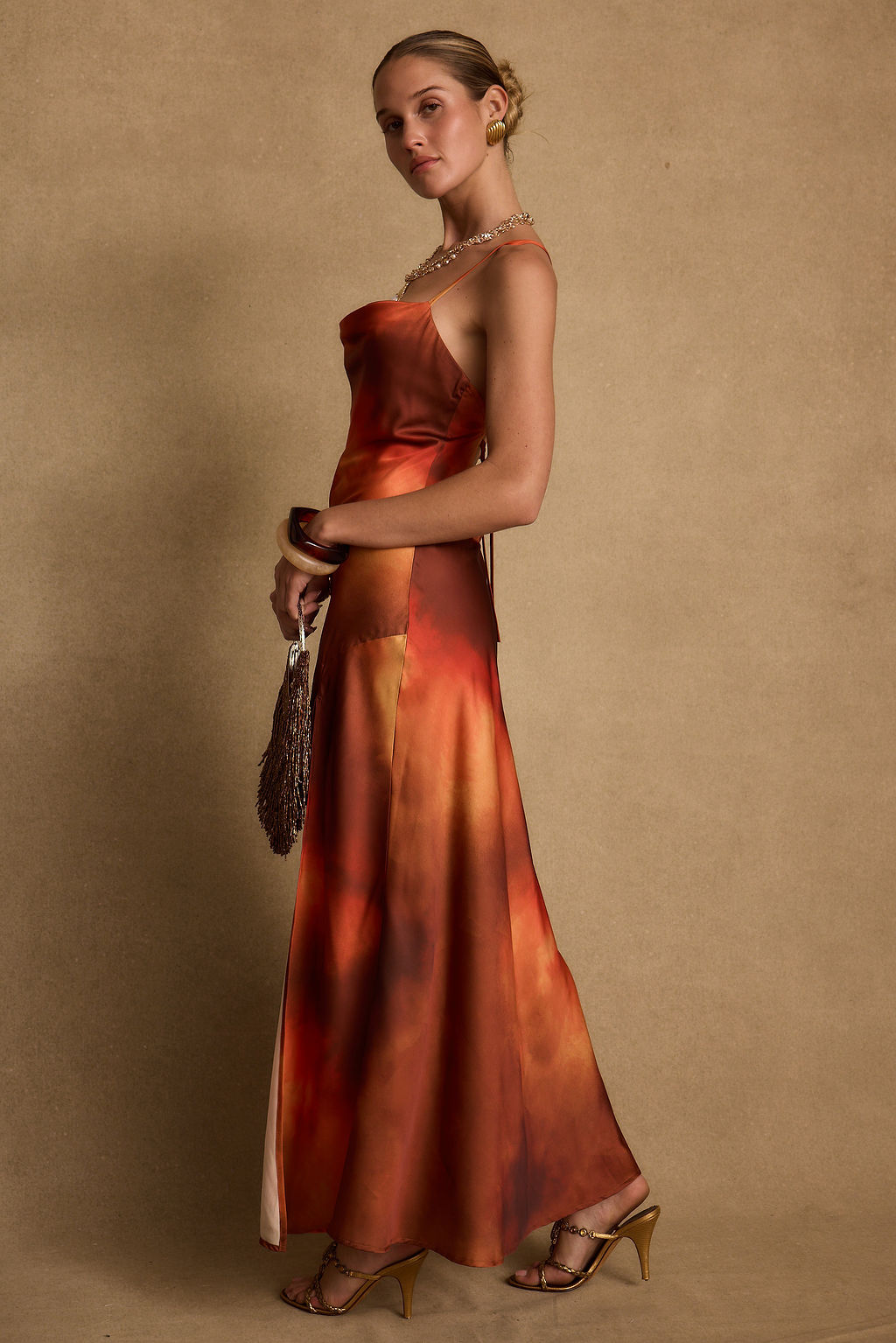 Natalia Sunset Ombre Maxi Dress