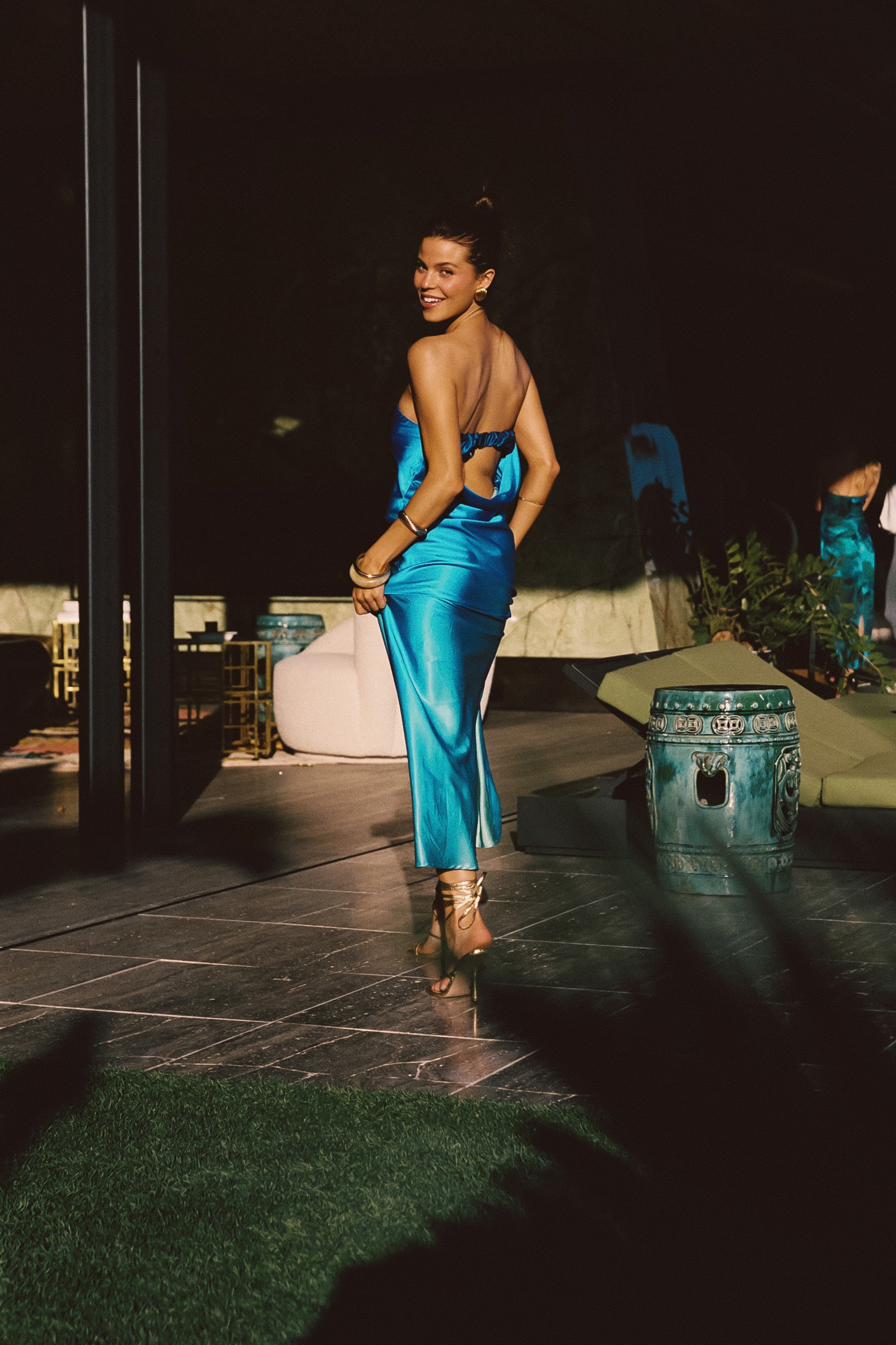 Women's Boho Blue Ombre Dress | 12th Tribe Women's Boho Blue Ombre Dress | 12th Tribe