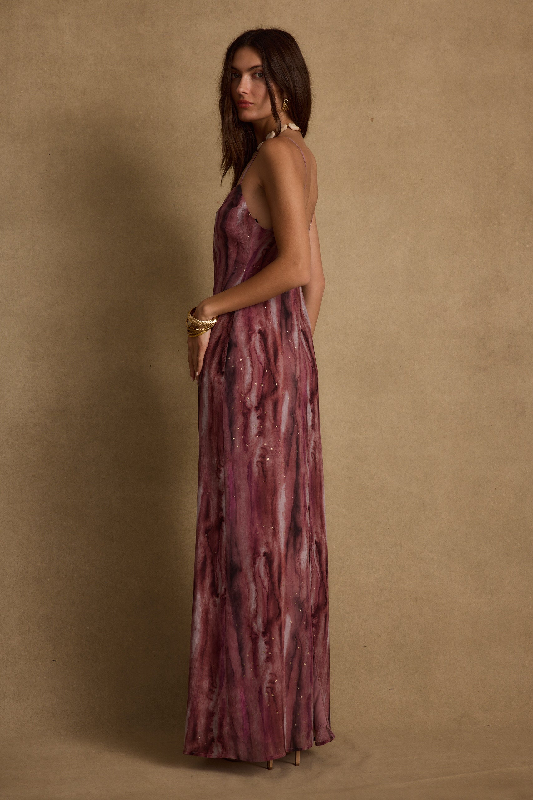 berry chiffon dress Berry Bridesmaid Dress Chiffon Size Small