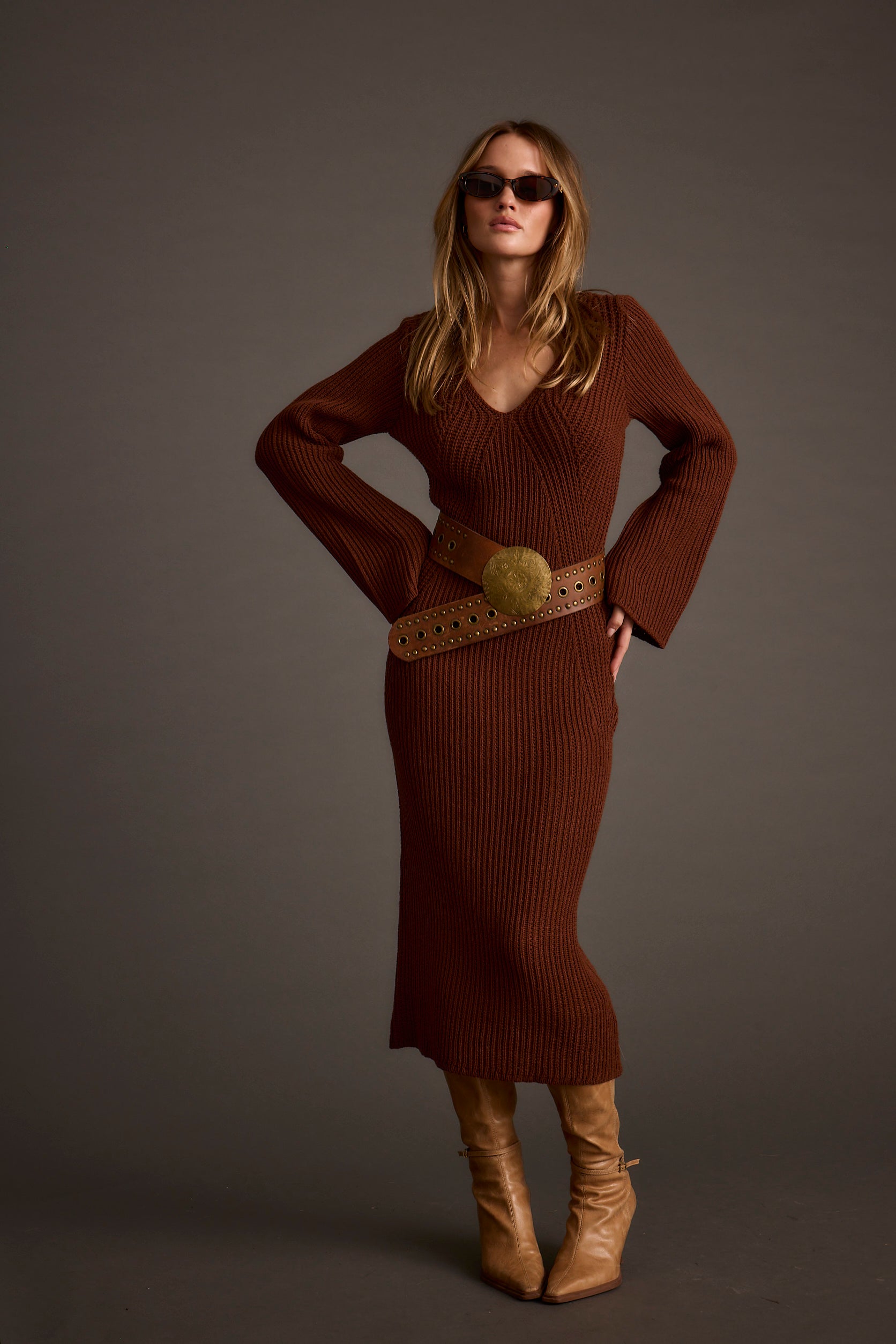 Nolita Cinnamon i Sweater Dress - XL Size - Women's Dresses - 12th Tribe Nolita Cinnamon i Sweater Dress - XL Size - Women's Dresses - 12th Tribe