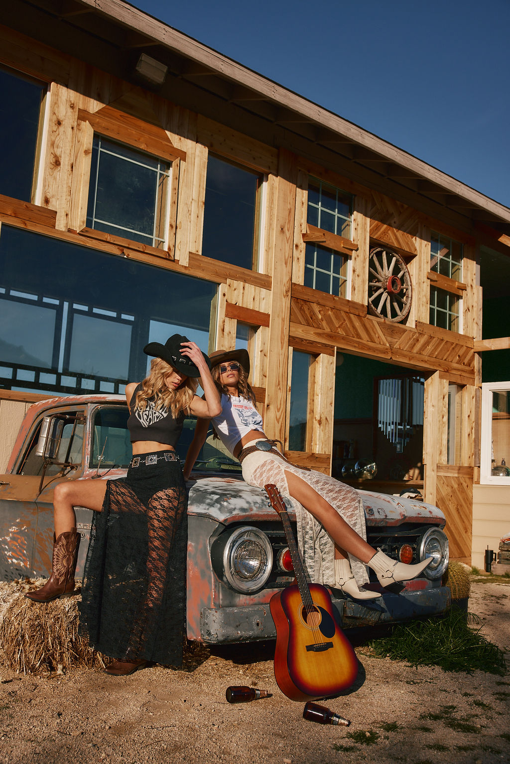 Additional view of the Odessa Black Lace Maxi Skirt from a different perspective.