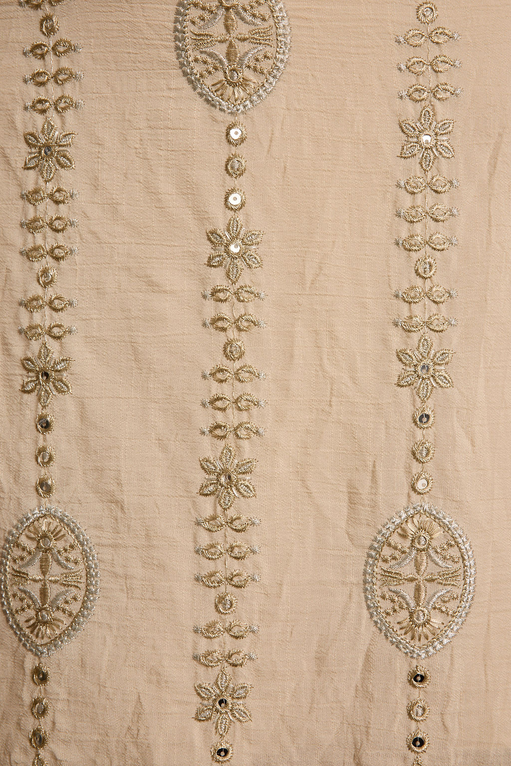 Ola Embroidered Linen Mini Skirt