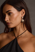 Paz Gold and Silver Drop Earrings