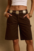 Parker Mocha Low Rise Cargo Short