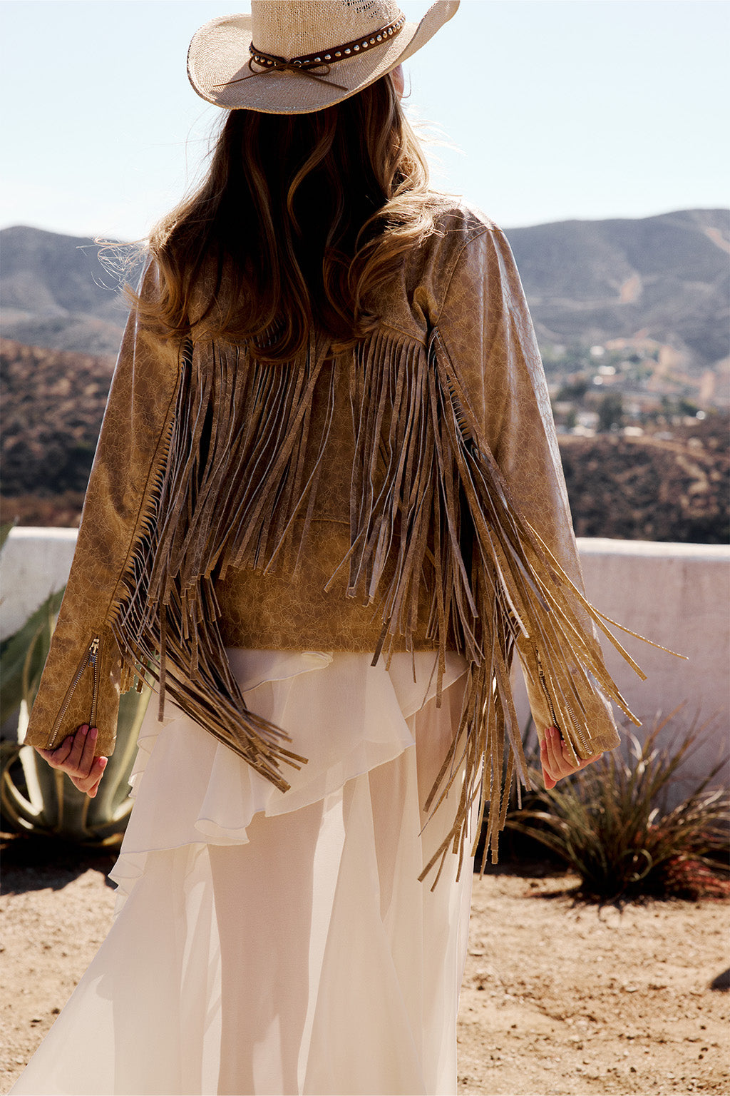 Phoenix Taupe Vegan Leather Moto Fringe Jacket – 12th Tribe Phoenix Taupe Vegan Leather Moto Fringe Jacket – 12th Tribe