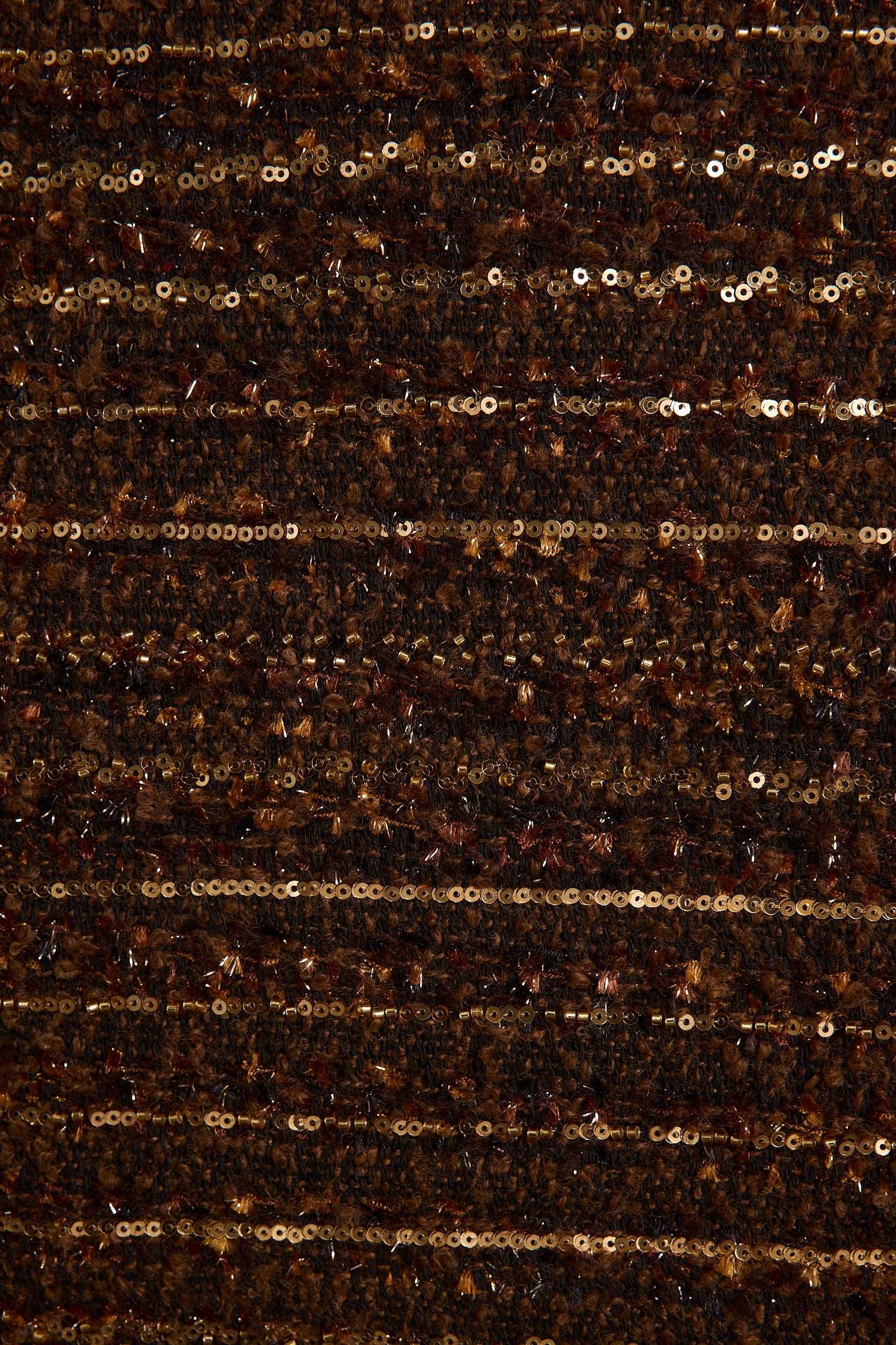 Prescott Mocha and Gold Micro Mini Skirt