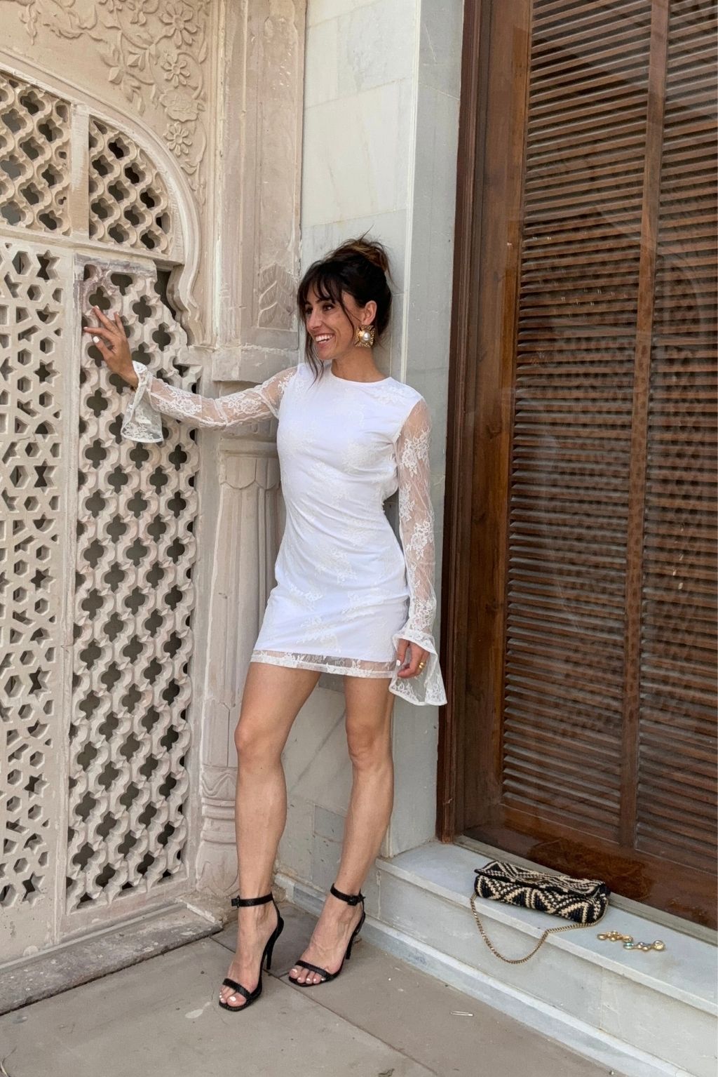 Primrose Long Sleeve Lace Mini Dress