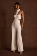 Princesa White Lace Jumpsuit