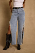 Jeans with refined detailing and a flattering silhouette.