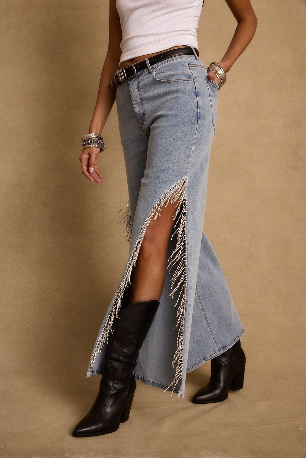 Renegade Diamonte Embellished Jeans