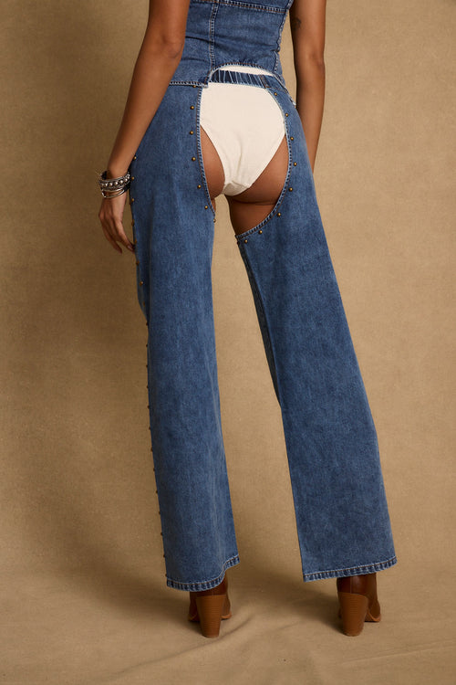 Sabine Denim Corset Top 12th Tribe sabine-denim-corset-top-12th-tribe
