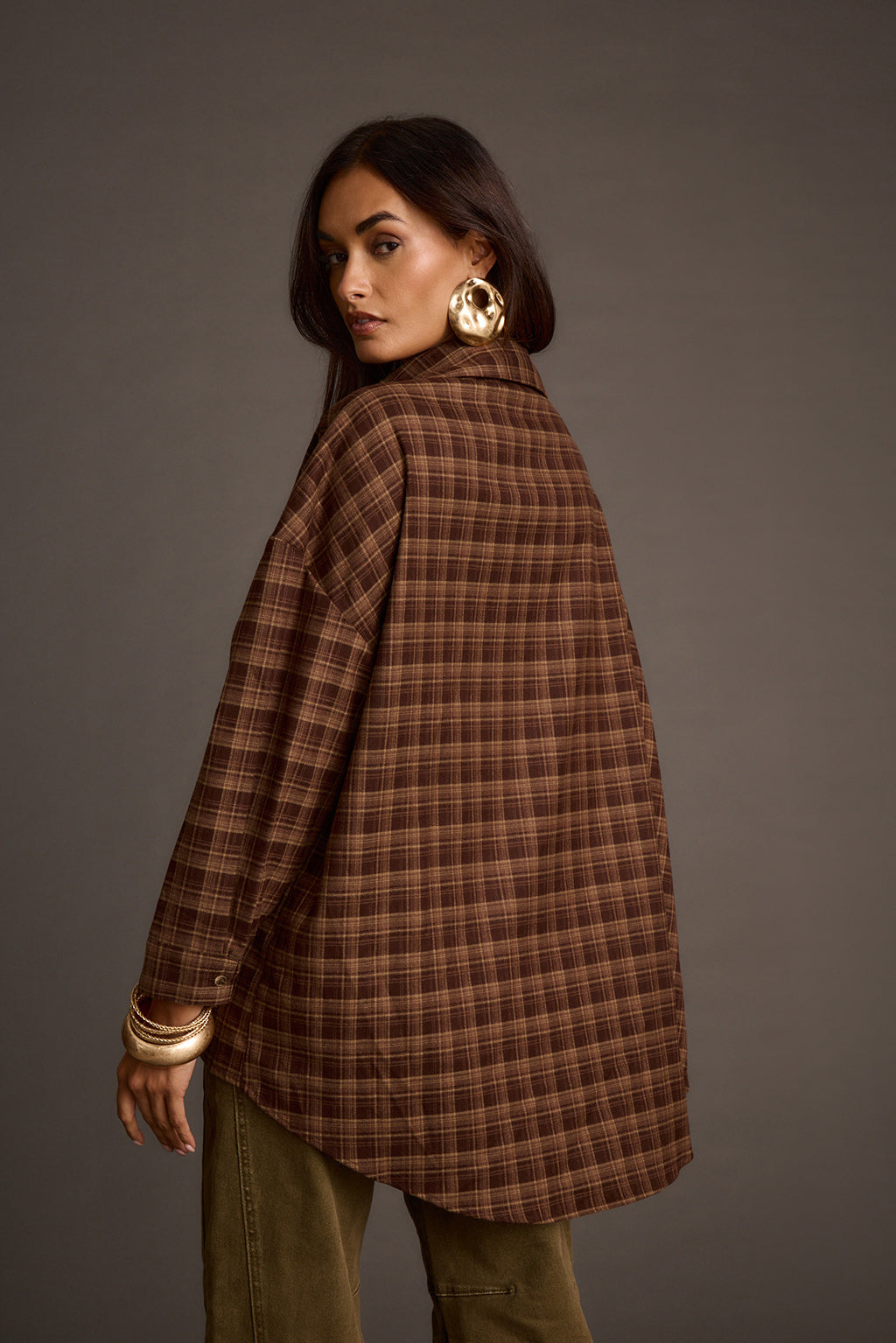Revere Mocha Plaid Flannel | 12th Tribe