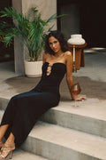 Rayne Black Embellished Maxi Dress