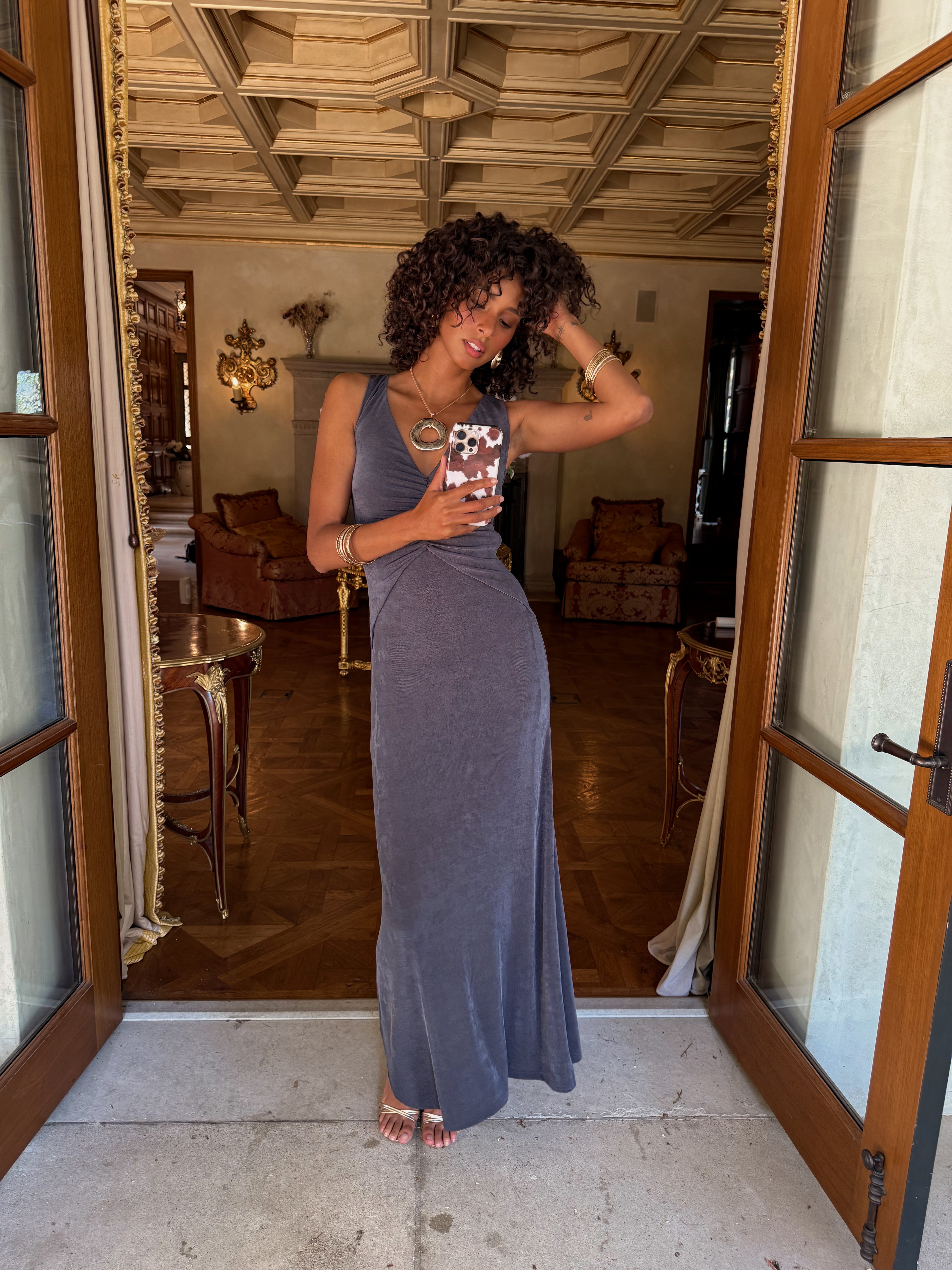 Reese Slate Maxi Dress