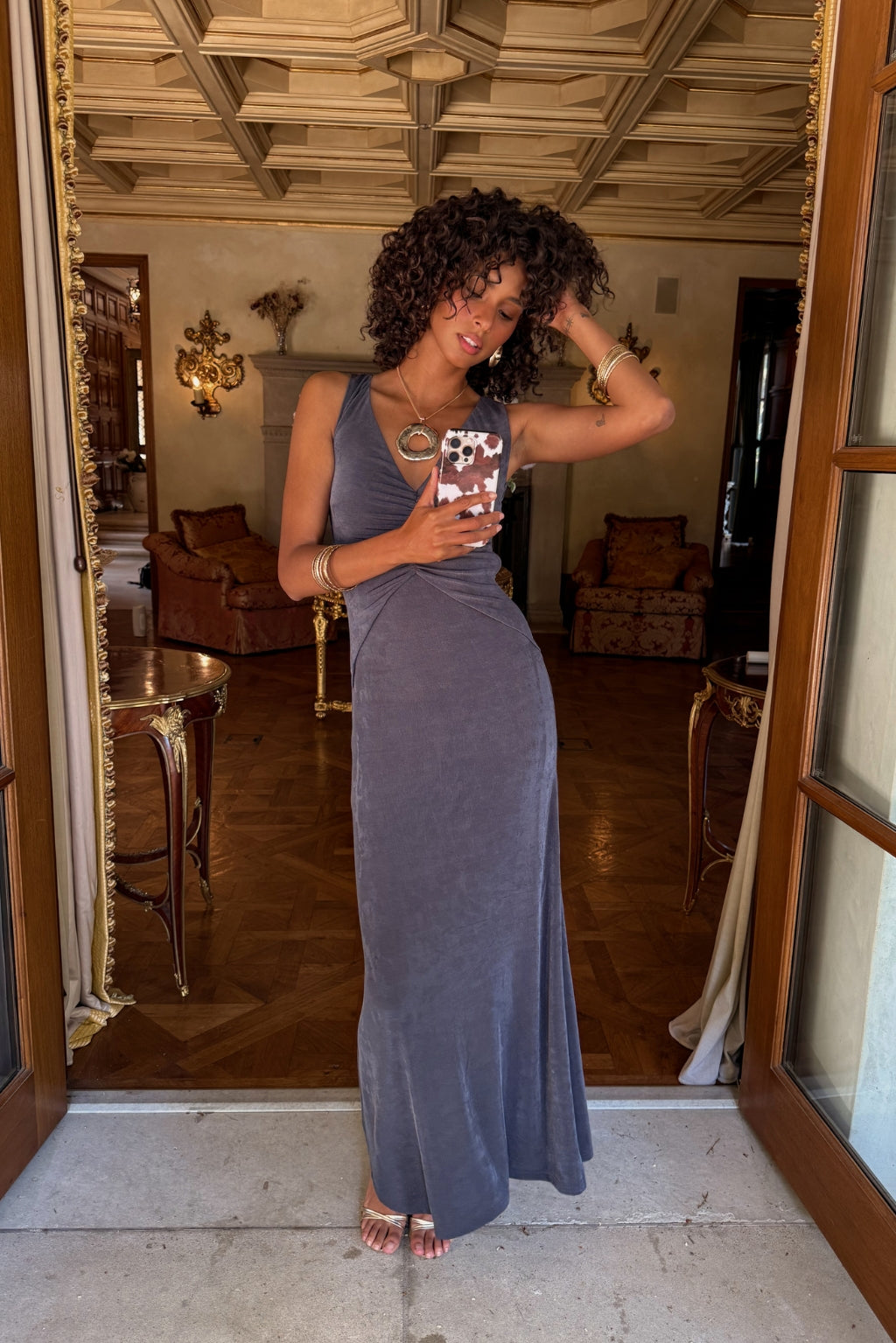 Reese Slate Maxi Dress