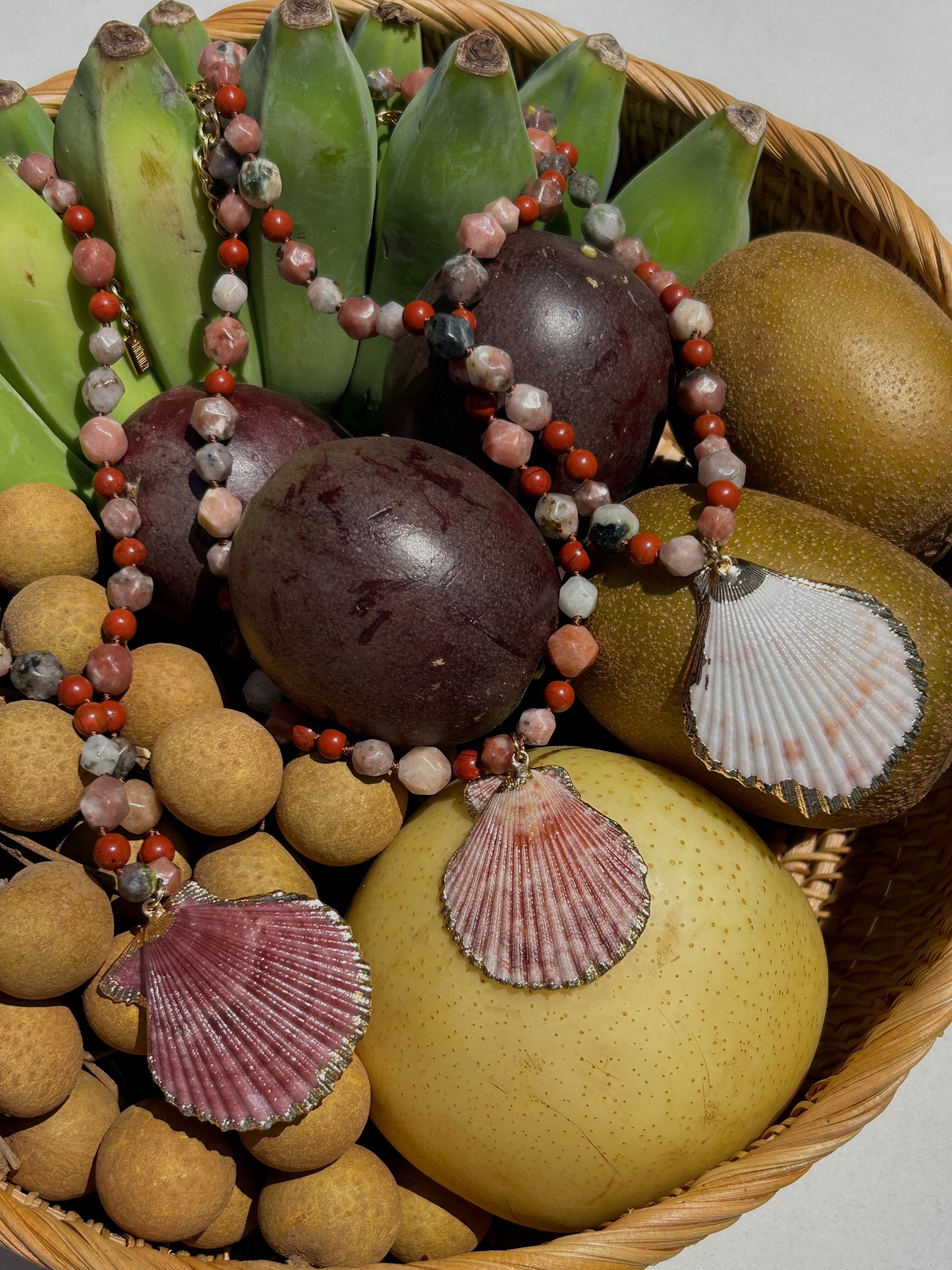 Rio Beaded Shell Necklace