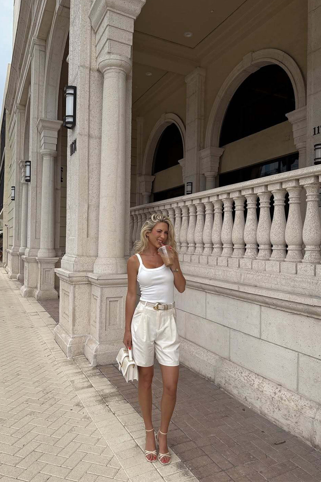 Rivera Ivory Trouser Short